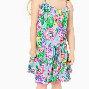 NWOT Lilly Pulitzer Kids Girls Tammie Slip Swing Dress Me & My Zesty XL